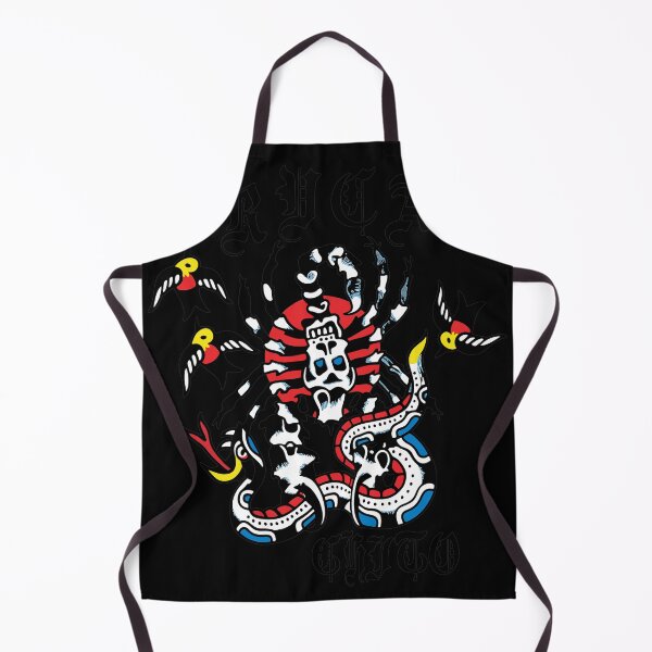 Item preview, Traditional Tattoo Scorpion Skeleton Snake Art designed and sold by WhimsyWephy.
