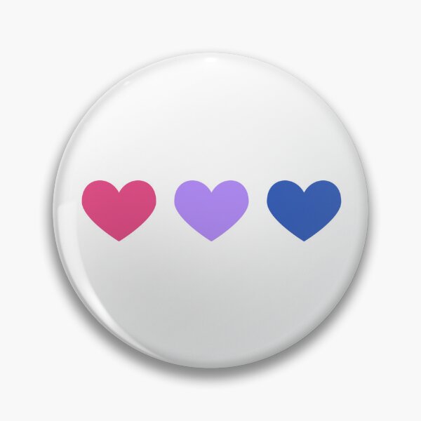 Item preview, Bisexual Hearts - Subtle Pride Flag designed and sold by izziesdoodless.
