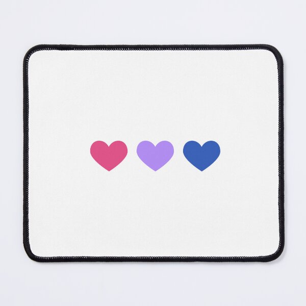 Item preview, Bisexual Hearts - Subtle Pride Flag designed and sold by izziesdoodless.