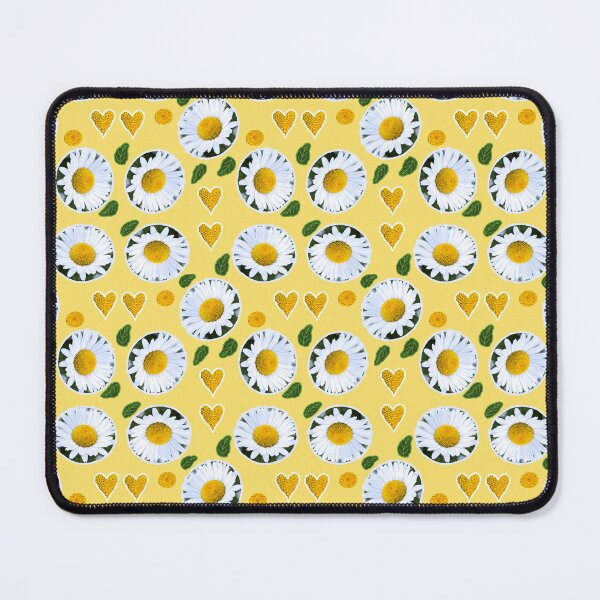 Item preview, Daisies and Hearts, Yellow Pattern designed and sold by DenaHaines.