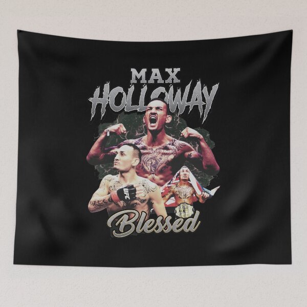 Item preview, Max Blessed Holloway Vintage Combat Sports Collage designed and sold by Inkirra.