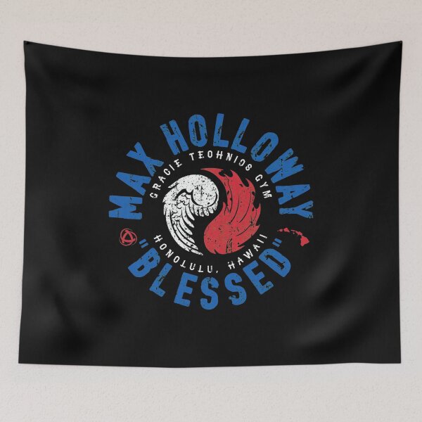 Item preview, Max Holloway Blessed MMA Hawaiian Gym Seal designed and sold by Inkirra.
