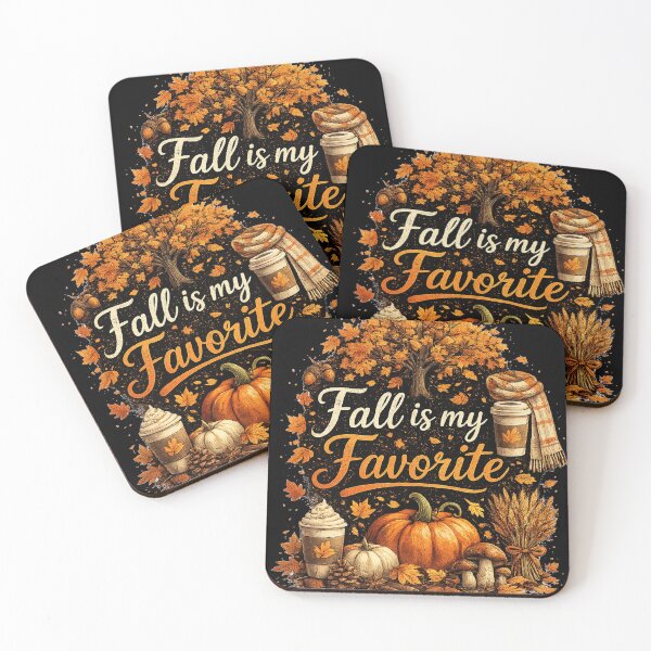 Artikelvorschau, Der Herbst ist meine Lieblingszeit – gemütliches Herbstdesign mit Kürbissen und Blättern entworfen und verkauft von LiftyGifts.