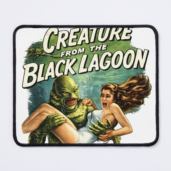 Item preview, Creature from the Black Lagoon Sticker Vintage Horror Movie Art for Film Fans designed and sold by RickE.