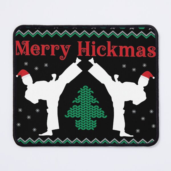 Item preview, Merry Kickmas Funny Martial Arts Holiday Knit designed and sold by Inkirra.