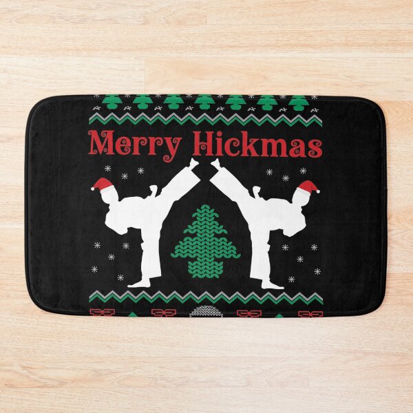 Item preview, Merry Kickmas Funny Martial Arts Holiday Knit designed and sold by Inkirra.