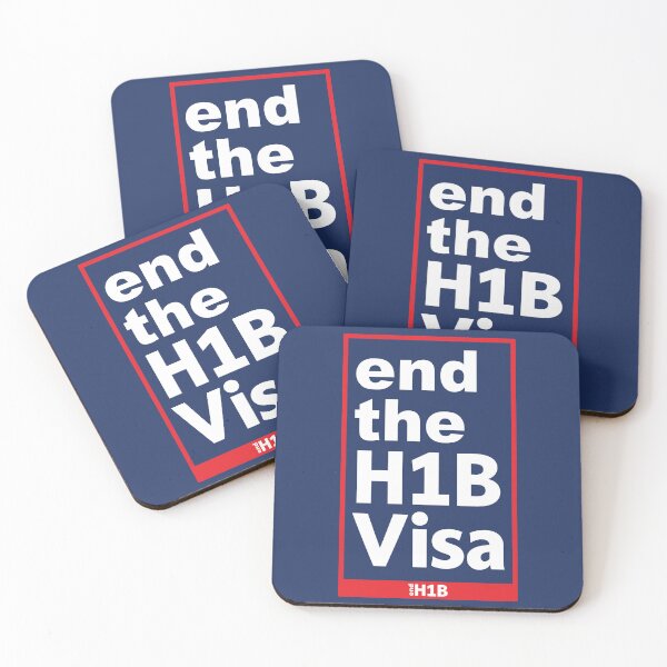 Item preview, End the H1B Visa Design | Anti H1B Visa Sticker Decal Shirt | Immigration Policy Graphic designed and sold by G - supply.