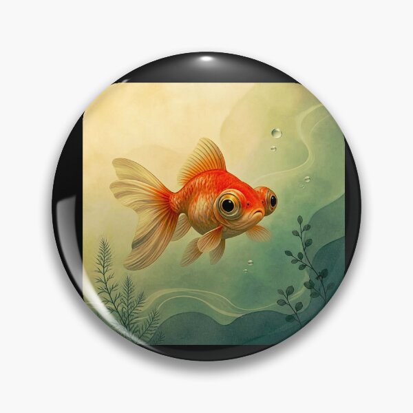 Item preview, Golden Telescope Fish: Urban Bloom designed and sold by Helios Be. Lavsh.