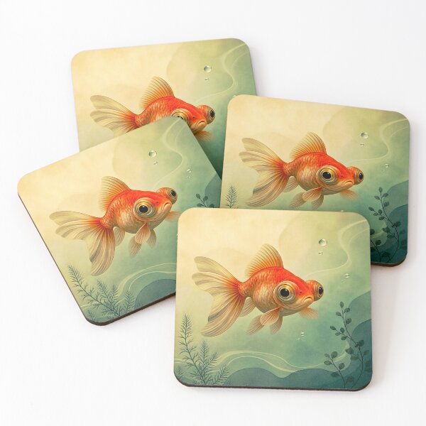 Item preview, Golden Telescope Fish: Urban Bloom designed and sold by Helios Be. Lavsh.
