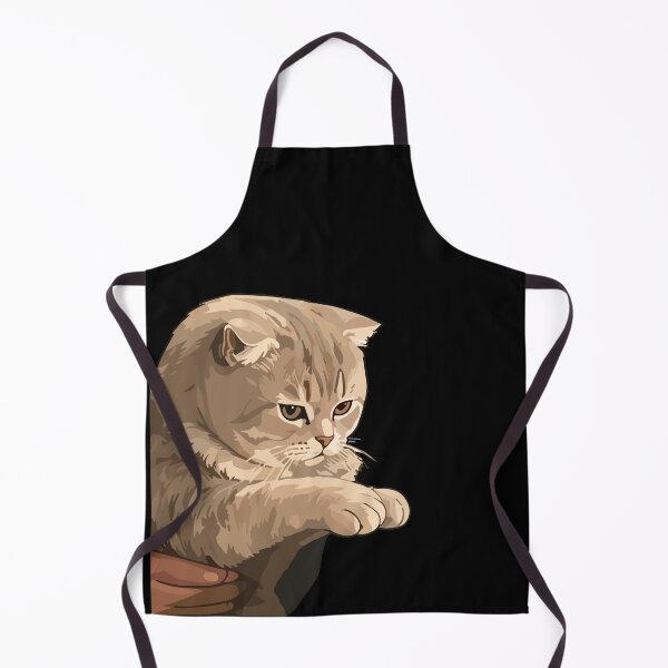 Artikelvorschau, Eine Katze wird hochgehalten – Lustige Meme-Kunst einer cremefarbenen Katze, die hochgehalten wird entworfen und verkauft von arfindo-indra.