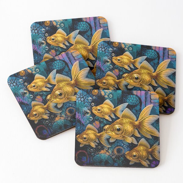 Item preview, Golden Telescope Fish: Urban Bloom #1 designed and sold by Helios Be. Lavsh.