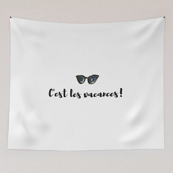 Item preview, C'est Les Vacances French Summer Sunglasses Design designed and sold by Ramona-Gliga.