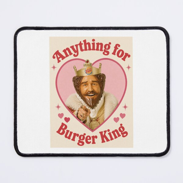 Item preview, Burger king love boyfriend birthday funny prank meme gift weird designed and sold by CheeseBlueprint.