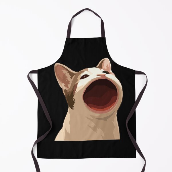 Item preview, Pop Cat Meme - Funny Wide Open Mouth Cat Art designed and sold by arfindo-indra.