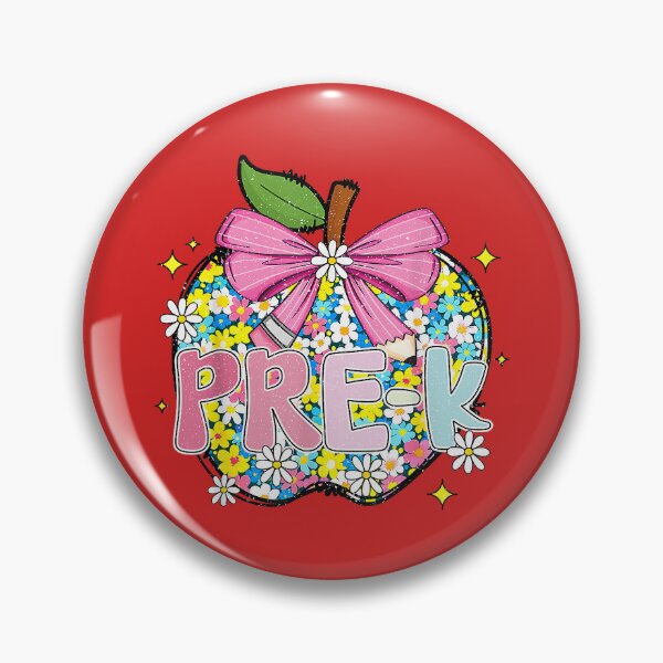 Item preview, Pre-K Apple Bow Back to School Preschool Girl Kids designed and sold by melodycook.