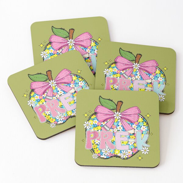 Item preview, Pre-K Apple Bow Back to School Preschool Girl Kids designed and sold by melodycook.