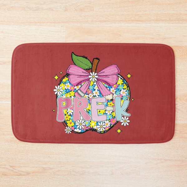 Item preview, Pre-K Apple Bow Back to School Preschool Girl Kids designed and sold by melodycook.