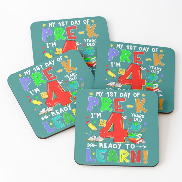 Item preview, First Day of Pre-k 4 Years Old Ready to Learn Boy Girl designed and sold by mjohnson9.