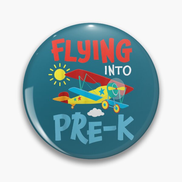 Item preview, First Day of Pre-K Back To School Flying into PreK Aeroplane designed and sold by mjohnson9.