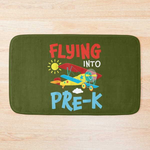 Item preview, First Day of Pre-K Back To School Flying into PreK Aeroplane designed and sold by mjohnson9.