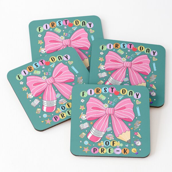 Item preview, First Day of Pre-K Coquette Bow Back to School Girls Kids designed and sold by mjohnson9.