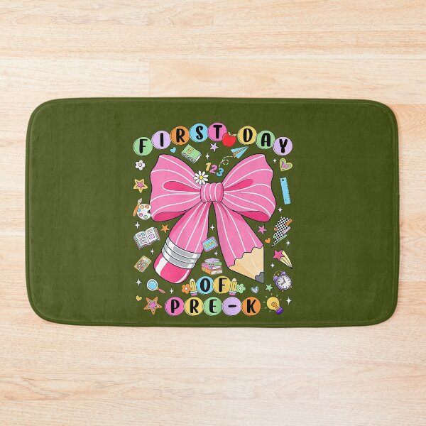 Item preview, First Day of Pre-K Coquette Bow Back to School Girls Kids designed and sold by mjohnson9.