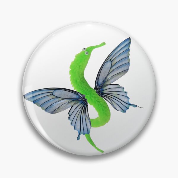 Item preview, fuzzy butterfly worm!!! designed and sold by PLANET-VEE.