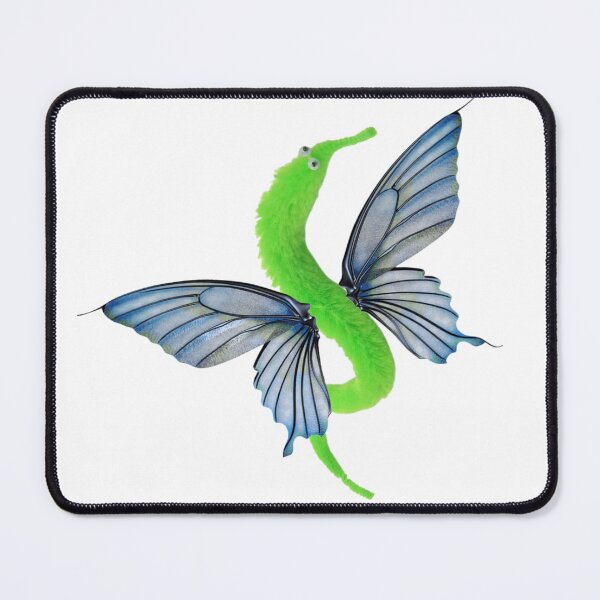 Item preview, fuzzy butterfly worm!!! designed and sold by PLANET-VEE.