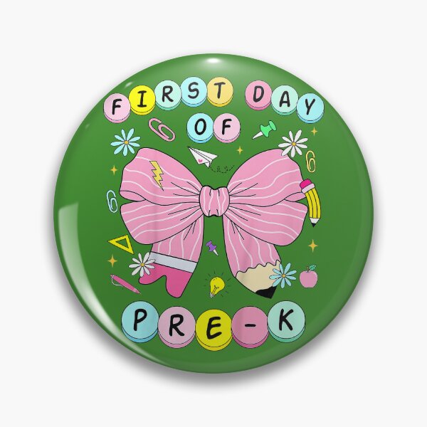 Item preview, First Day of Pre-K Girls Coquette Bow Back to School Kids designed and sold by GreggRoss.