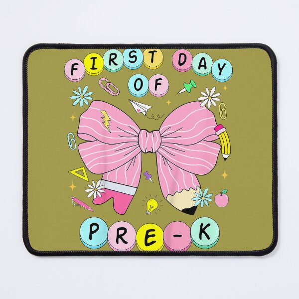Item preview, First Day of Pre-K Girls Coquette Bow Back to School Kids designed and sold by GreggRoss.