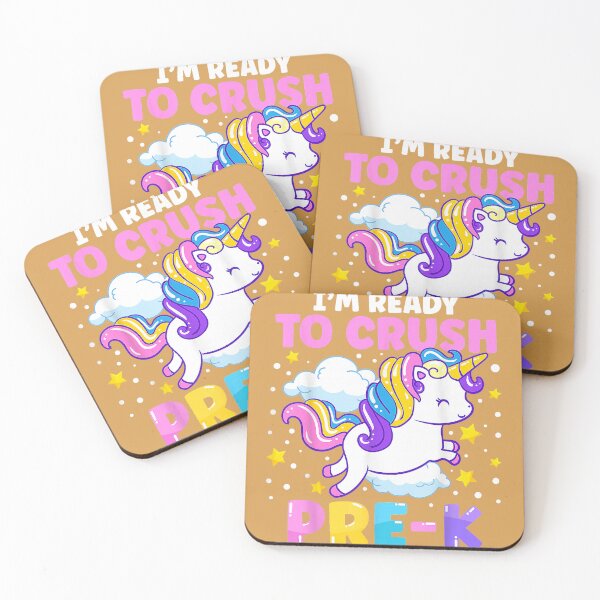 Item preview, First Day of Preschool I'm Ready to Crush Pre-K Unicorn Kids designed and sold by GreggRoss.