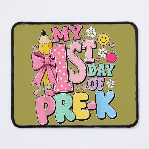 Item preview, First Day of School Girls My 1st Day of Pre-K Back to School designed and sold by GreggRoss.
