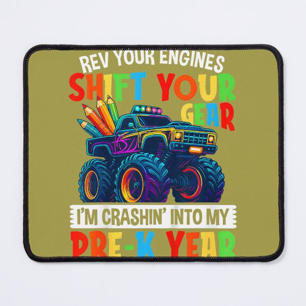 Item preview, First Day of School Shirt Pre-K Monster Truck Boys Kids designed and sold by GreggRoss.