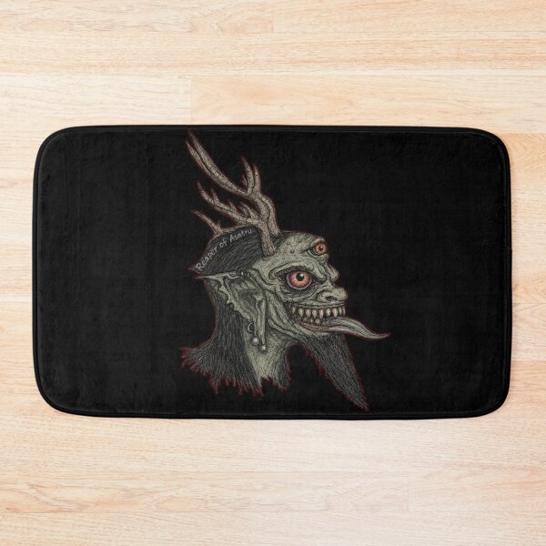 Item preview, Reaper Of Asatru hand drawn tattoo designs " elk horned goblin designed and sold by SEVERTREND APPAREL .