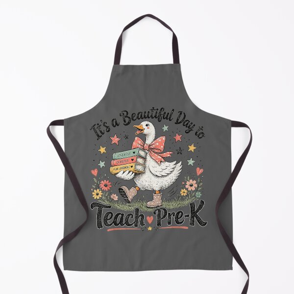 Item preview, Floral Goose Teacher It's A Beautiful Day to Teach Pre-K designed and sold by KristineLi.