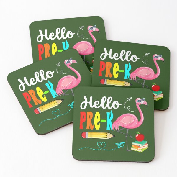 Item preview, Funny Flamingo Hello Pre-K Happy First Day Of School designed and sold by KristineLi.