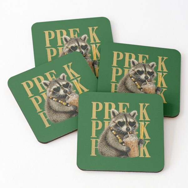 Item preview, Funny Pre-K Preschool Teacher Feral Raccoon Back to School designed and sold by FrankIsabel.