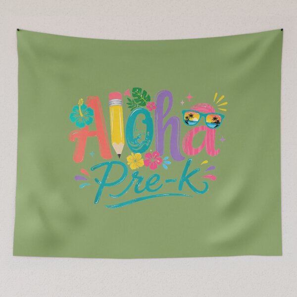 Item preview, Groovy Aloha Pre-K Teacher Summer Vacation Beach Hawaiian designed and sold by ArleneRowe.