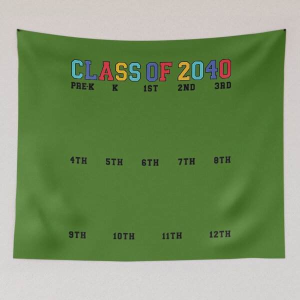 Item preview, Grow with Me Class of 2040 Handprint PreK - 12th Grade Pre K designed and sold by KathieFaugh.