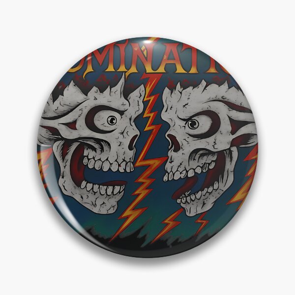 Item preview, Domination Skull Lightning Metal Graphic designed and sold by choedphong7.