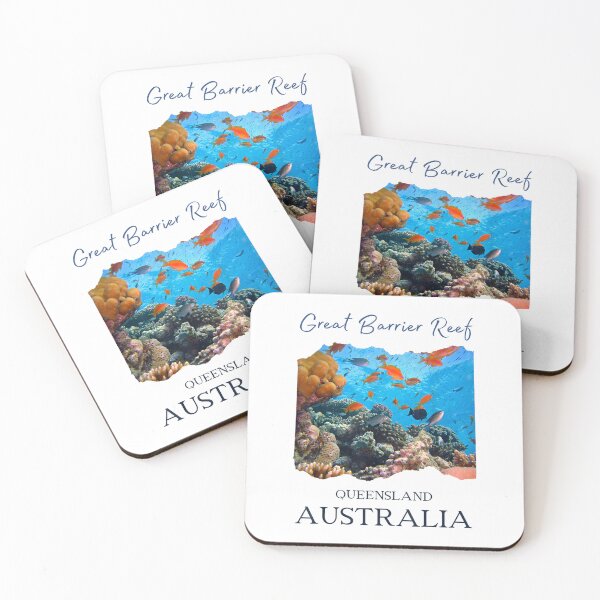 Item preview, Queensland Flag Great Barrier Reef designed and sold by goombi-creative.