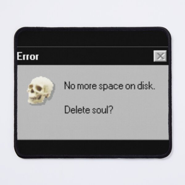 Item preview, "delete soul" error message!!! designed and sold by PLANET-VEE.