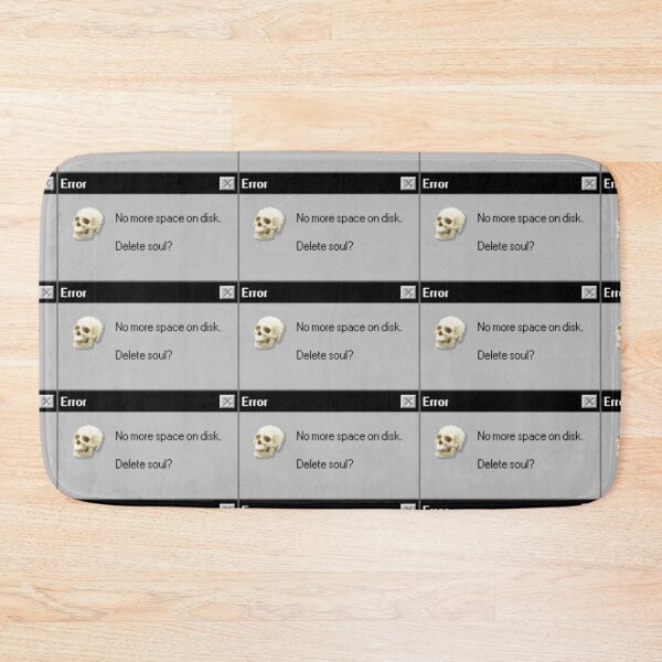 Item preview, "delete soul" error message!!! designed and sold by PLANET-VEE.