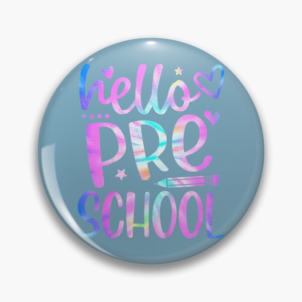 Item preview, Hello Pre School First Day School Teacher Girl Tie Dye Pre K designed and sold by TESTTES.