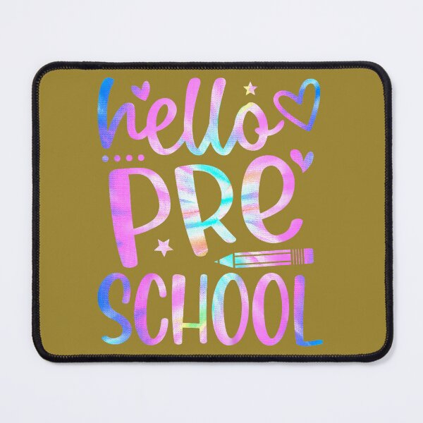 Item preview, Hello Pre School First Day School Teacher Girl Tie Dye Pre K designed and sold by TESTTES.
