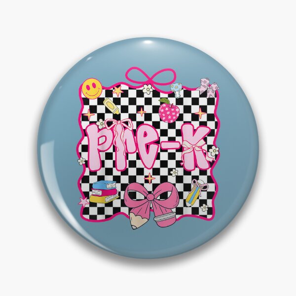 Item preview, Hello Pre-K Checkered Kids Girl Teachers Back to School Prek designed and sold by TESTTES.