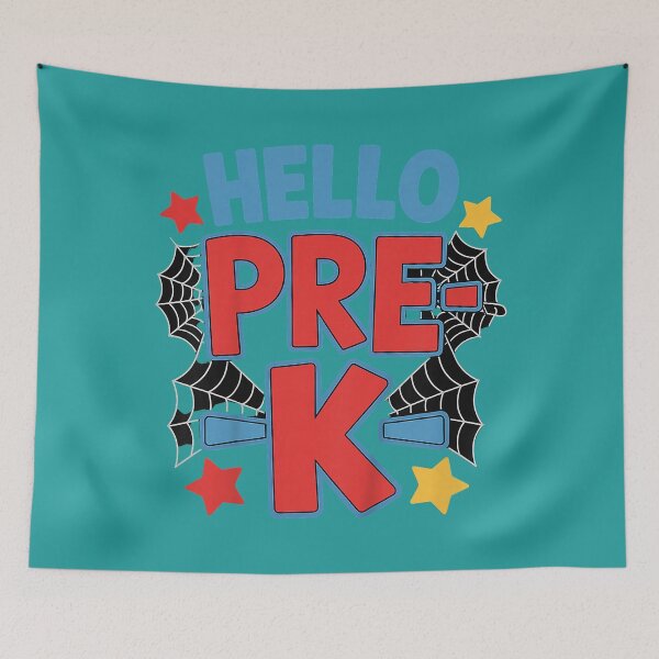 Item preview, Hello Pre-K Preschool Squad Spider Back to School First Day designed and sold by CriseldaBruning.
