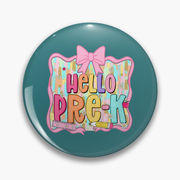 Item preview, Hello Pre-K Preschool Back to School First Day Teacher Kids designed and sold by CriseldaBruning.