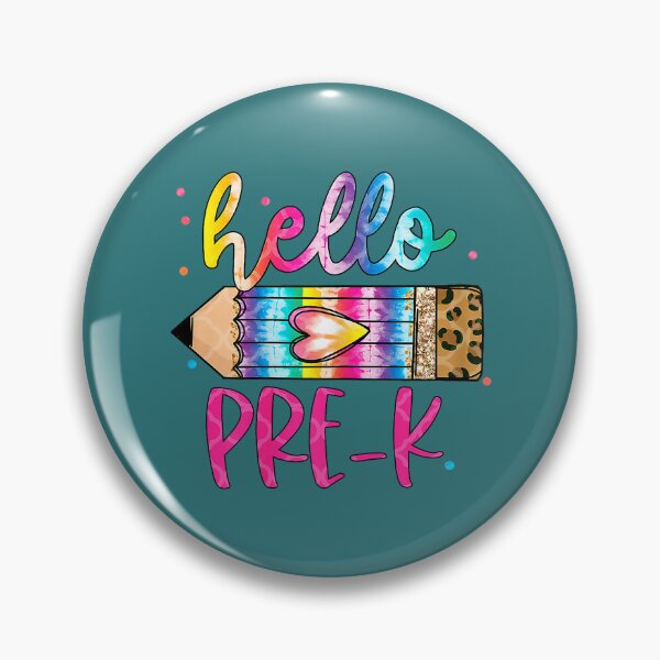 Item preview, Hello Pre-K Leopard Tie Dye Pencil Shirt Cute Teacher for Men Women Girls Kids designed and sold by CriseldaBruning.