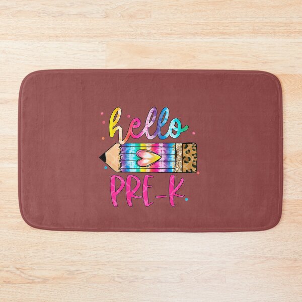 Item preview, Hello Pre-K Leopard Tie Dye Pencil Shirt Cute Teacher for Men Women Girls Kids designed and sold by CriseldaBruning.